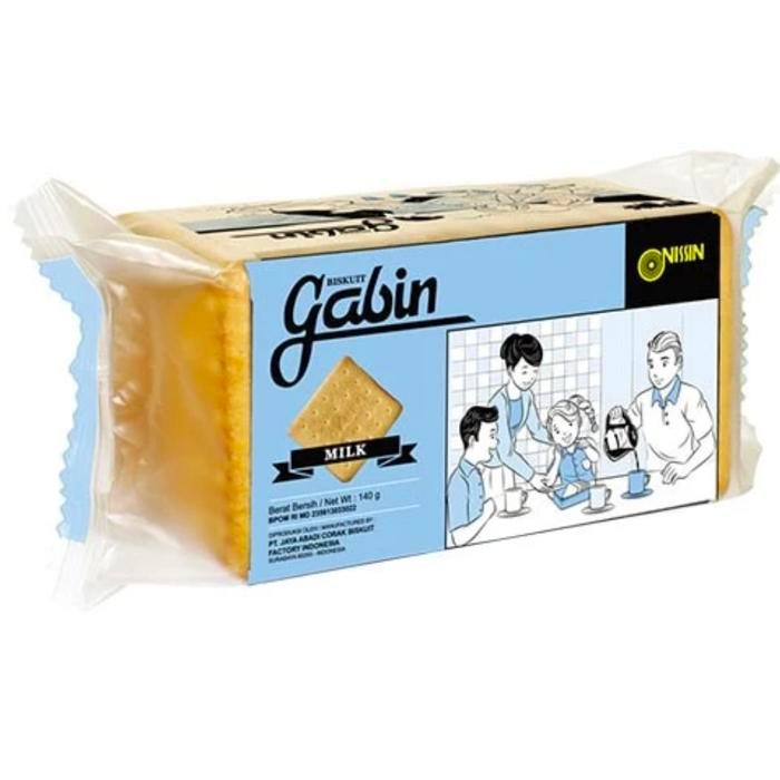 

Nissin biskuit gabin milk 140gr