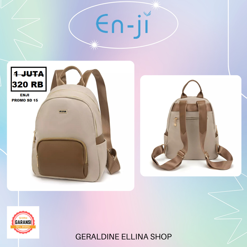 Tas ENJI Wanita ORIGINAL SALE backpack seri DONWU