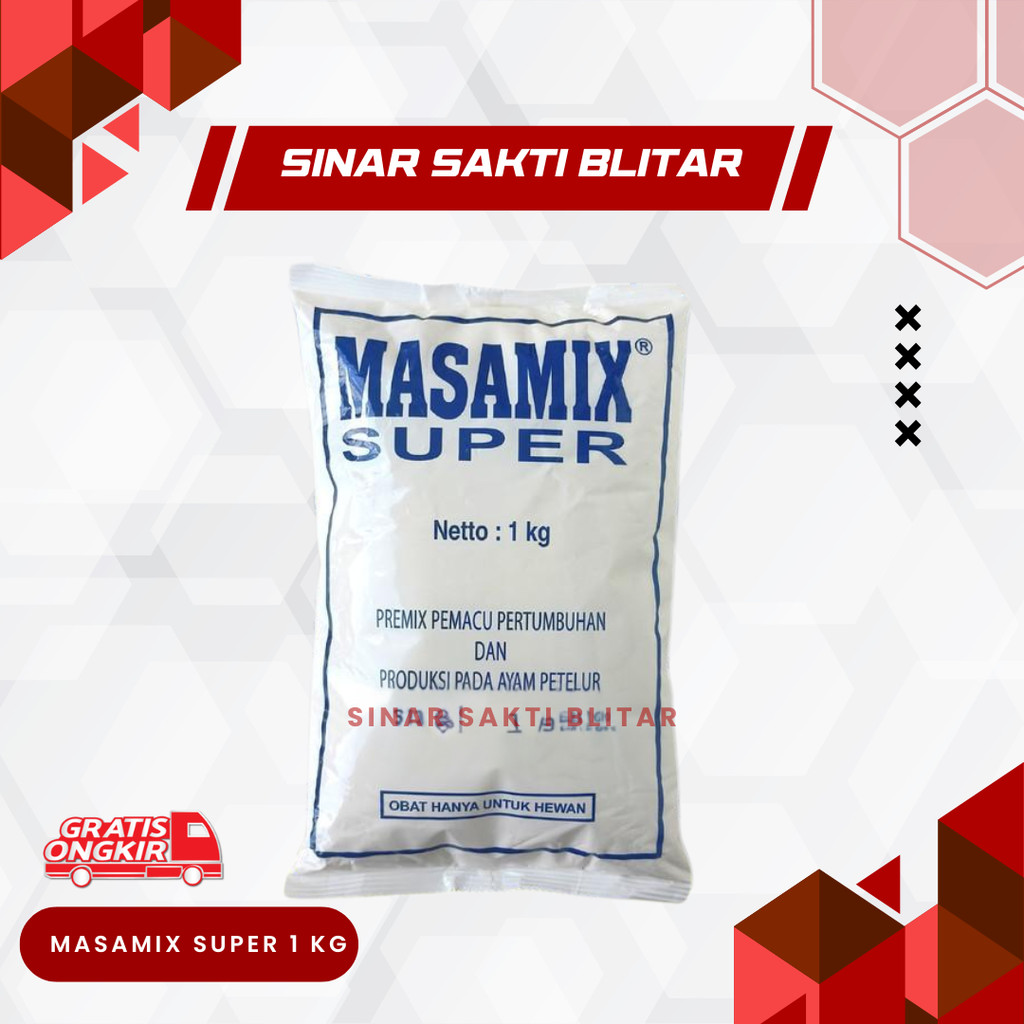 MASAMIX SUPER 1 KG - Premix Pemacu Produksi Ayam Petelur