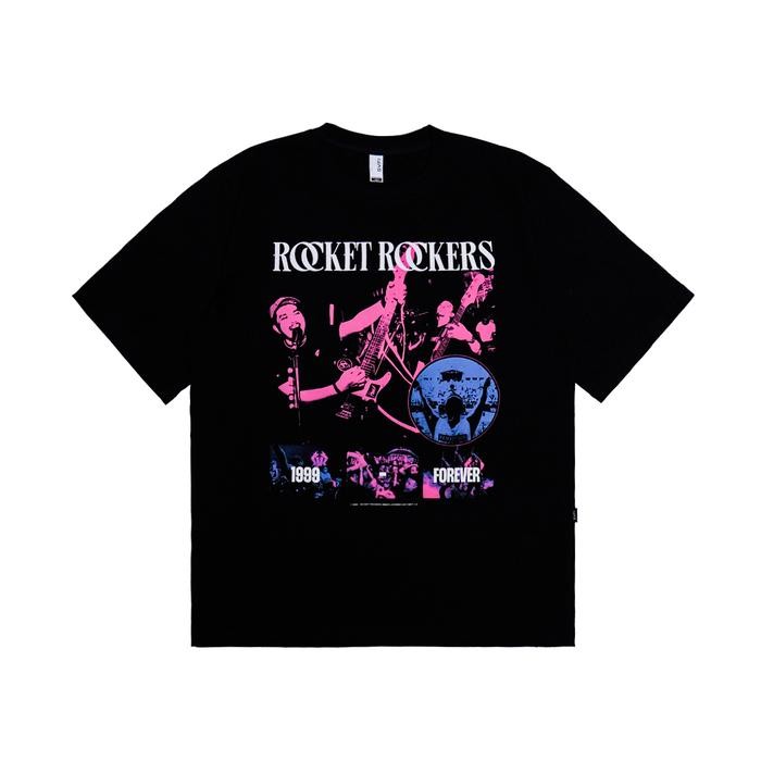 [[COD] GVFI X Rocket Rockers TShirt Party Black - M