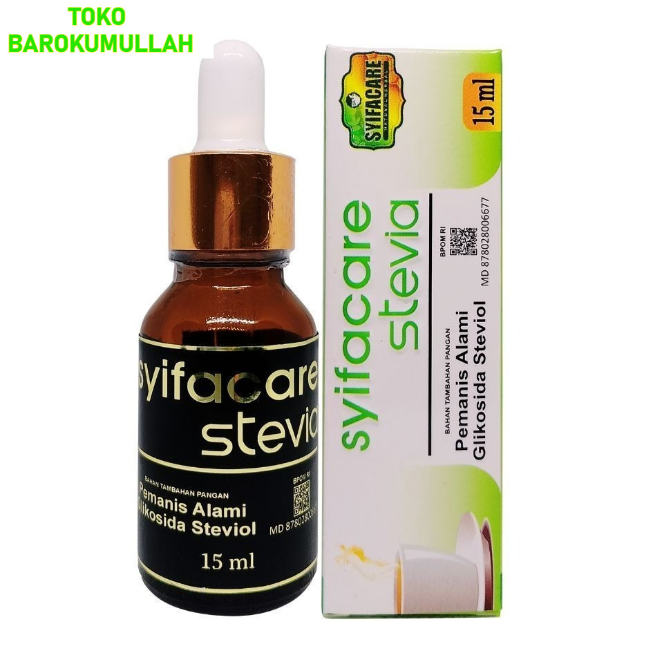 

Stevia | Stefia | Stevia Syifacare | Stevia Cair | Stevia Tetes | Liquid Stevia | Stevia Liquid | Daun Stevia | Gula Stevia 15 ml Pemanis Alami Pengganti Gula 0 Kalori | Zero Calorie | 0 Gula | Zero Sugar | Pure Natural Sweetener Diabetes & Diet Friendly