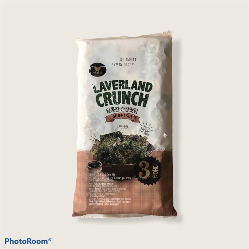 Laverland Crunch Sweet Soy 13,5 gram