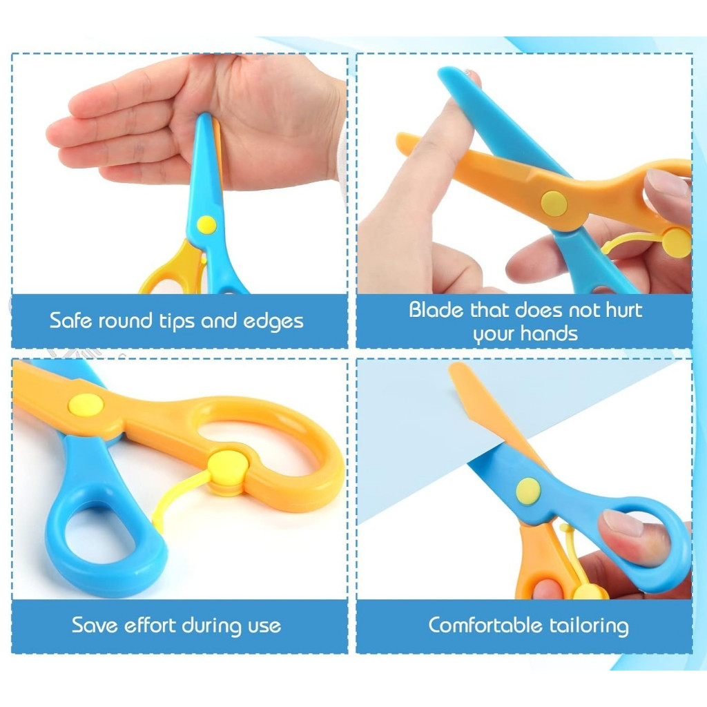 

Gunting Kertas Anak Warna Karakter Polos Ujung Bulat Tumpul Safety Plastic Rounded Scissors Kids Safe / Alat Pemotong Kertas Buku Origami Bahan Plastik / Gunting Kertas Colorfull Aman Untuk Anak / Perlengkapan ATK Sekolah Anak TK SD Playgroup Kantor