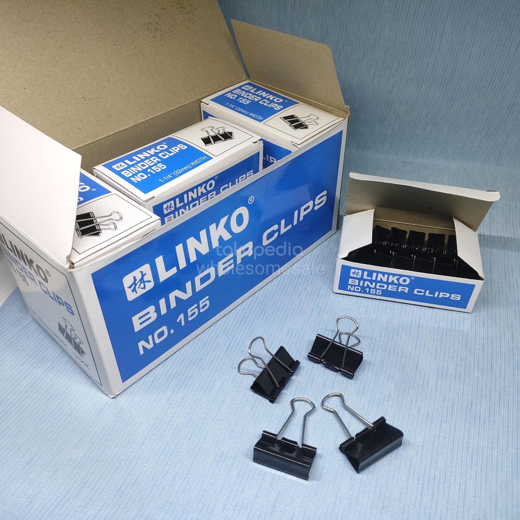 

Binder clip / Penjepit kertas / Klip kertas Linko 155 (32mm)