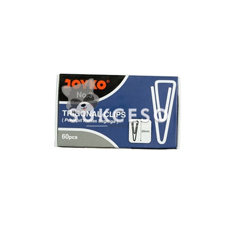

Joyko Trigonal Clip / Paper Clip/ Klip penjepit kertas No. 3 Murah