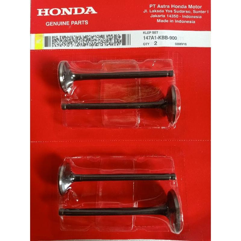 VALVE SET/PAYUNG KLEP SET HONDA TIGER (KBB) ORI AHM