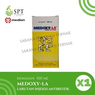 

MEDION MEDOXY LA 100 ml LONG ACTIVE AYAM SAPI KAMBING KUDA ANTIBIOTIK