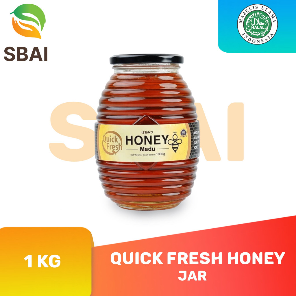 

JAMIN MURAH !!!Quick Fresh Madu Honey 1 kg Jar(BISA LANGSUNG ORDER)