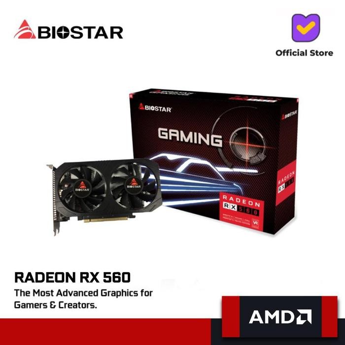 BIOSTAR RADEON RX 560 | VGA Radeon RX560 4GB GDDR5