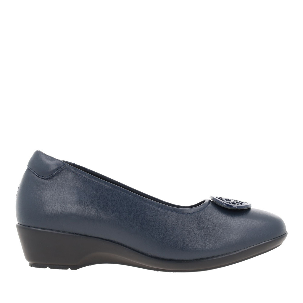 Bocorocco D. Arabela 08 navy - Sepatu Wedges Wanita