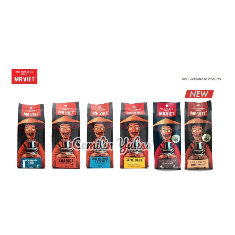 

Ready Mr.Viet Coffee 250gr Real Vietnamese Coffee Kopi Arabica Kopi Luwak Kopi Vietnam