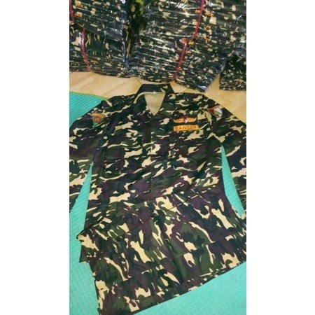 Seragam PDL Banser  Nasional Bahan katun Twill