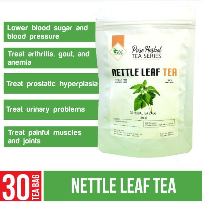 Terbaru Nettle Tea : Nettle Leaf Tea / Organic Nettle Leaf Tea ( 30 Tea Bag ) - Pure Nettle Terlaris