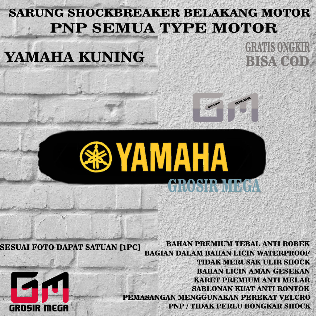 sarung shock breaker belakang YSS fazzio Cover Shockbreaker motor lexi xride