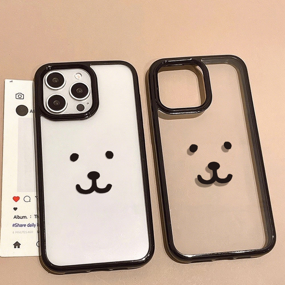 Clear Acrylic Phone Case Untuk IPhone 11 15 13 12 14 16 Pro Max 12pro 13pro Aesthetic Hard Case Drop