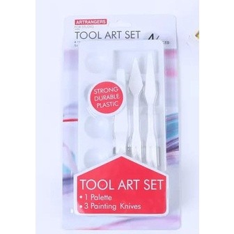 

ART RANGERS TOOL ART SET (1 PALETTE + 3 PAINTING KNIVES)