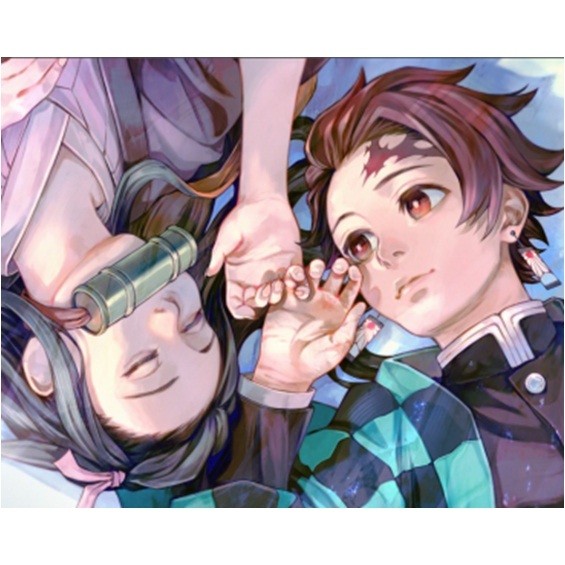 

paint by numbers demon slayer