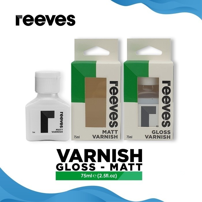 

Reeves matt/gloss varnish for acrylic/akrilik 75ml