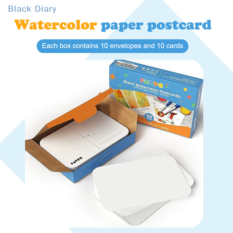 

Artistic Expression 40Pcs Blank Postcards with Heavyweight Watercolor Paper