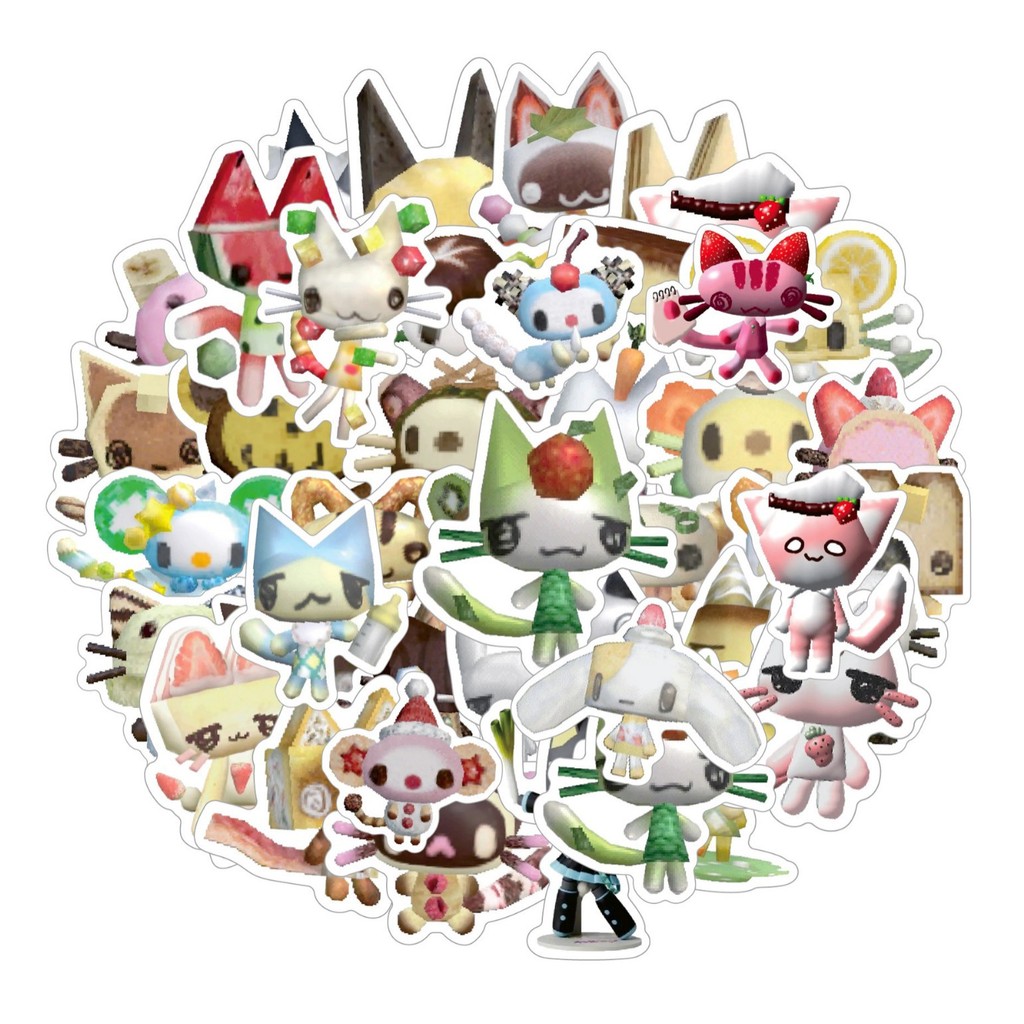

10/30/50PCS Cartoon Kawaii Inoue Toro Funny Cute Cat Graffiti Sticker Decorative Scrapbook Laptop Luggage Decal Kids Toy Gift