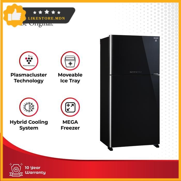 SHARP KULKAS 2 PINTU SJ-IG963PG-BK