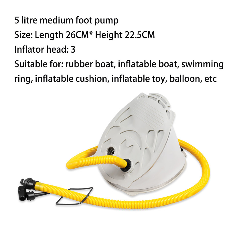 Pompa Kaki Injak Cruiser Portable / Air Foot Pump Inflatable Boat Perahu