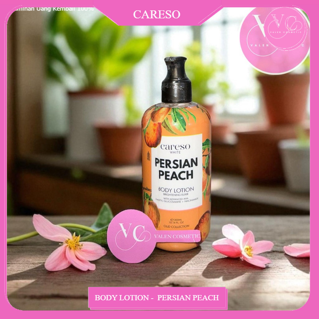 100% ORI - CARESO - Persian Peach - Body Lotion - 300ml Careso BODY LOTION 300ml Brightening Body Lo