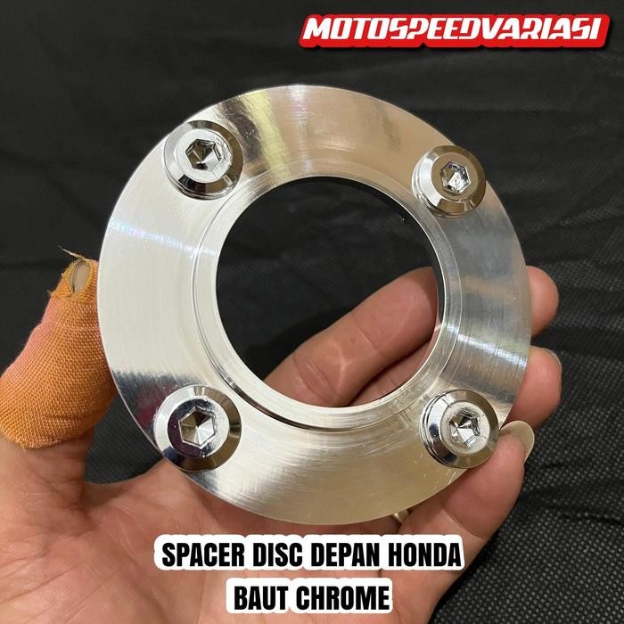 Spacer Plendes 5mm Piringan Depan Scoopy R12 upgrade velg ring 14/17 Baut Motorcycle - Spacer baut c