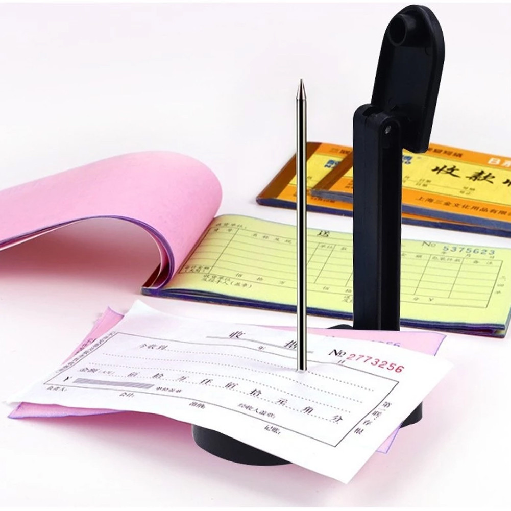 

COD Paku Tusukan Kertas Nota Bon Besi Dengan Tutup Tusukan Bill Tusukan / Bon Nota Paper Spear