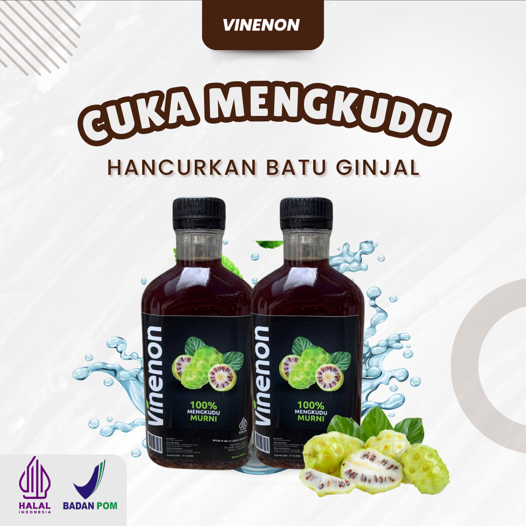 

VINENON | Cuka Mengkudu Untuk Hancurkan Batu Ginjal & Melancar Purindalam Tubuh | Sudah BPOM