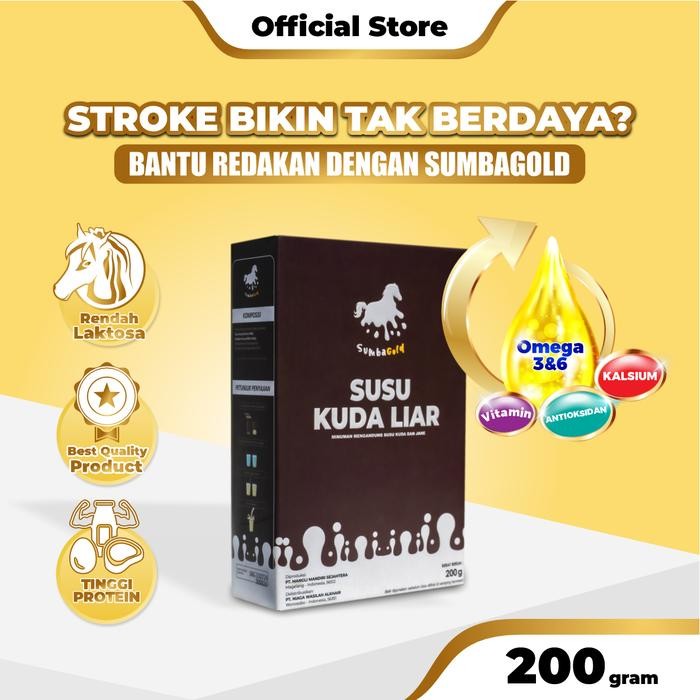 

Susu Kuda Sumba Gold - Bantu Redakan Gejala Stroke Seperti Kebas, Kesemutan dan Mati Rasa - 1 Box