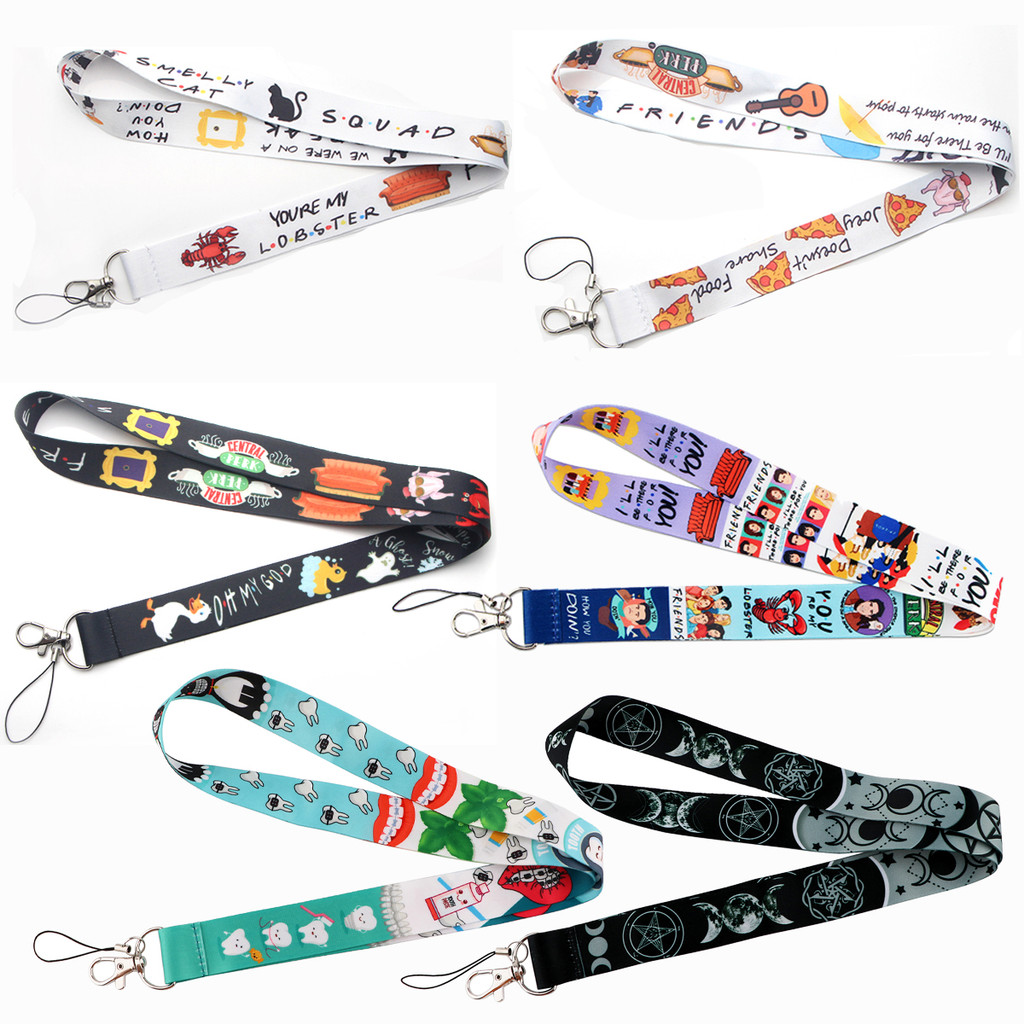 

10pcs/lot Blinghero Funny Lanyard Keys ID Card Phone Holder USB badge Neck Strap Hang Rope Friend Tv Show Lanyard