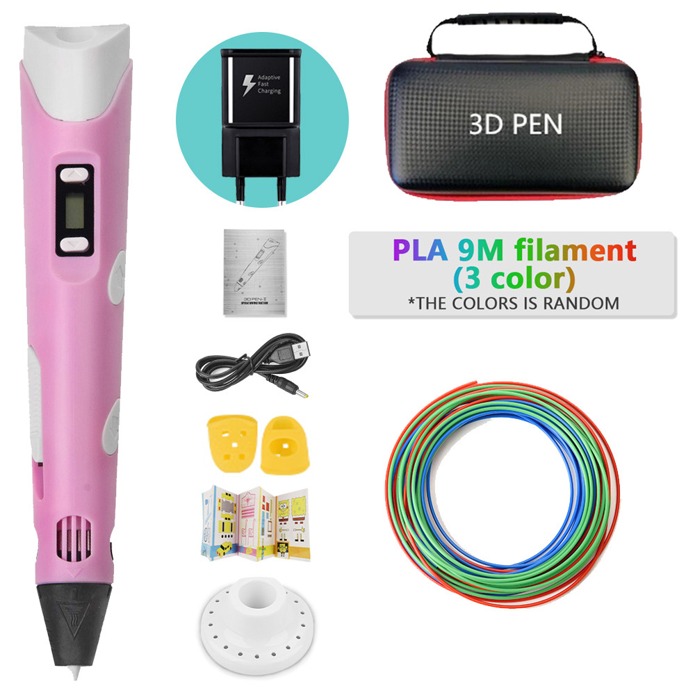 

2025 Funny Set DIY 3D Pen for Kids Birthday Chrismas New Years Gift Boy Girls Creative 3D Printing Pen with PLA Filament 3D Pens