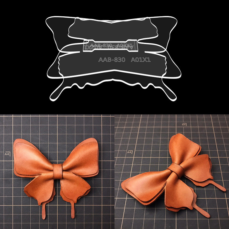 

YOMDID DIY Butterfly Leather Template Acrylic Stencil Pendant Ornaments Handmade Decoration Templates Durable Leathercraft Tools