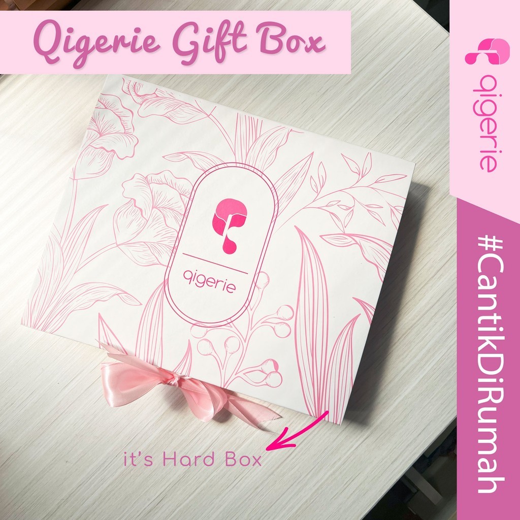 

Qigerie Hard Gift Box | Kotak Hadiah Pernikahan Anniversary | Kotak Kado