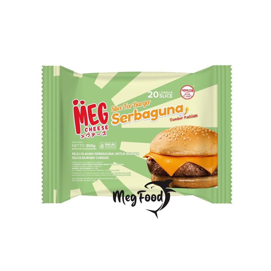 

MEG Keju Serbaguna Slice Burger 20 slices