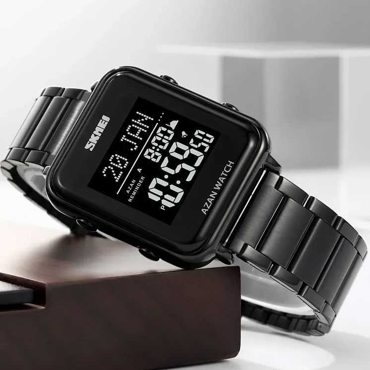 SKMEI Jam Tangan Digital Pria Muslim Qibla - 2064