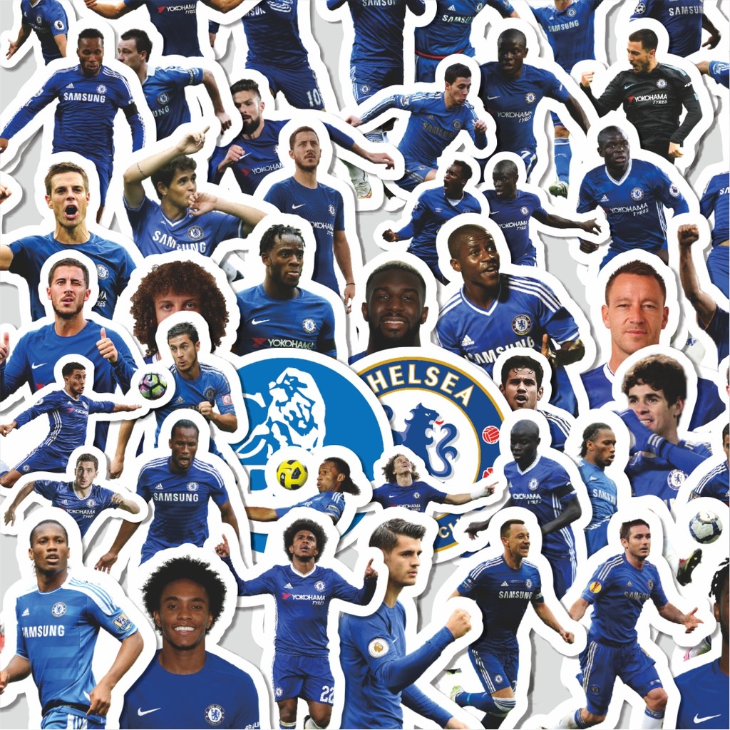 

Terbaru! 50 pcs Football Series Chelsea FC Isi 100Pcs Series Aesthetic Lucu Keren Untuk Koper Bahan Vynil