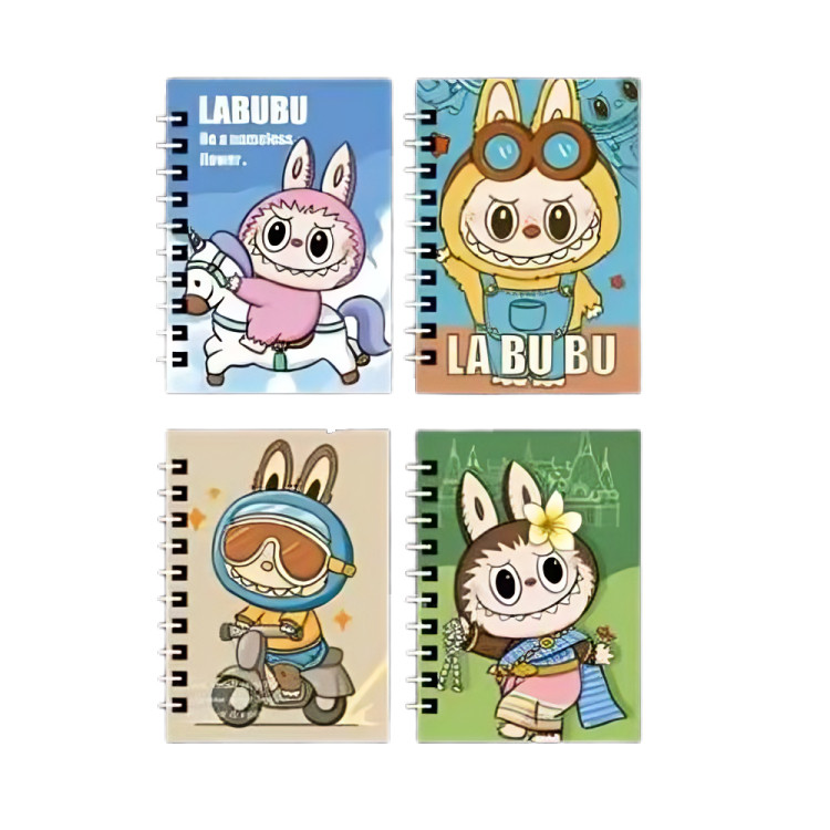 

NoteBook Ring Motif A7 Note Book Ring Isi 36 Lembar plus pena Import - GG0300