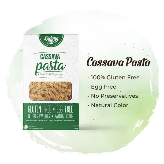 

Ladang Lima Cassava Pasta Gluten & Dairy free Hijau - 100 gram