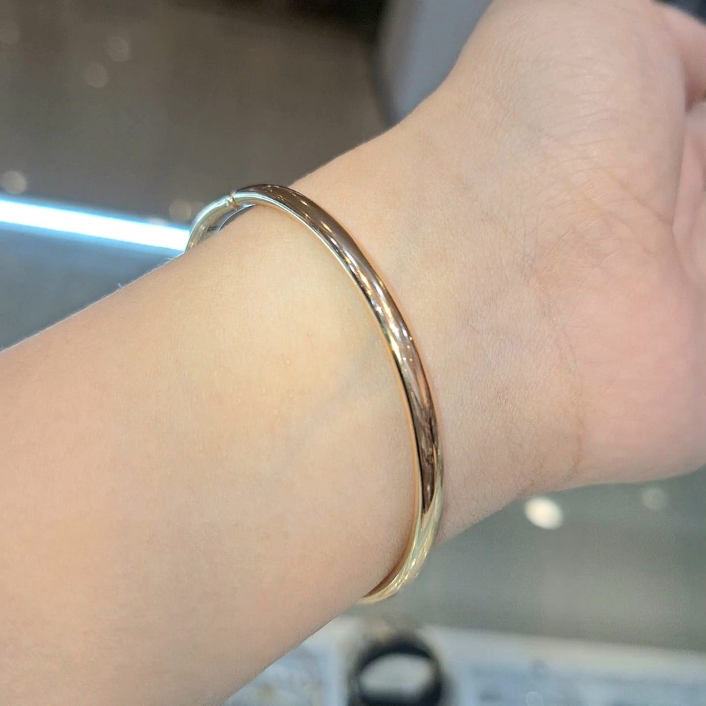 Deux - Gelang Bangle Wanita Polos 4mm
