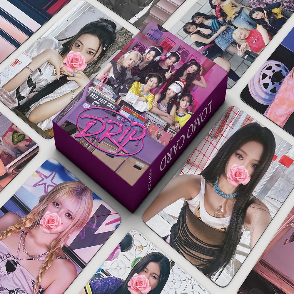 

55Pcs/Set Kpop BABY MONSTER New Album Lomo Cards HARAM HD Photocards Girls Photo Card For Collection Fans Gift