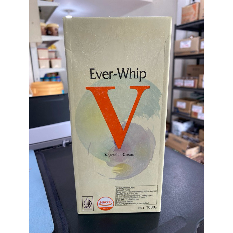 

Everwhip V vanilla whipping cream 1L - INSTANT ONLY!