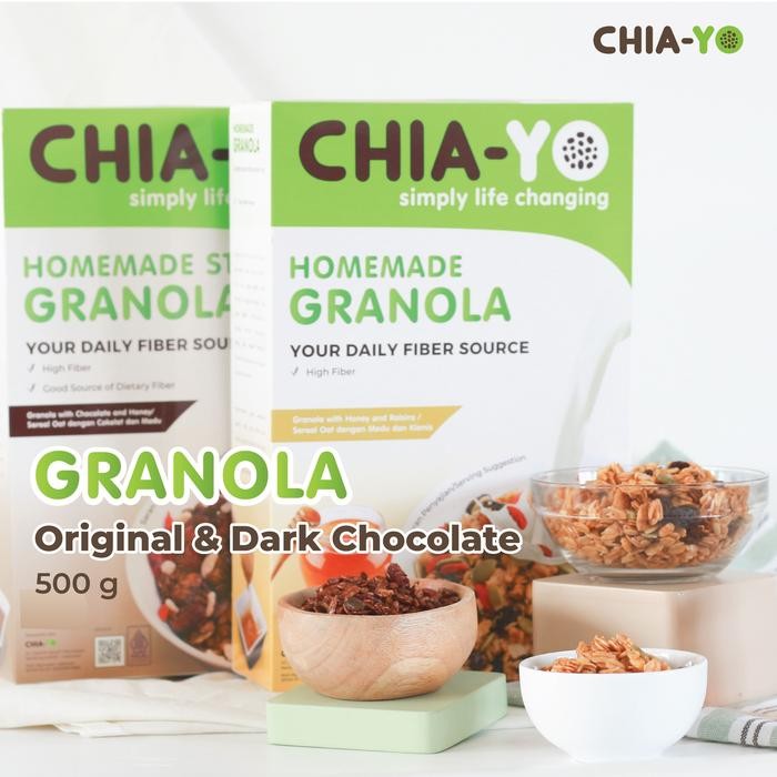 

Chiayo Granola Dark Chocolate 500gr