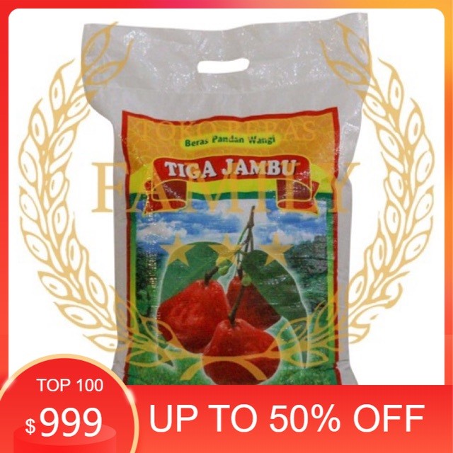 

Beras Tiga Jambu Pandan Wangi Premium & Super Premium ( 15kg-20kg)