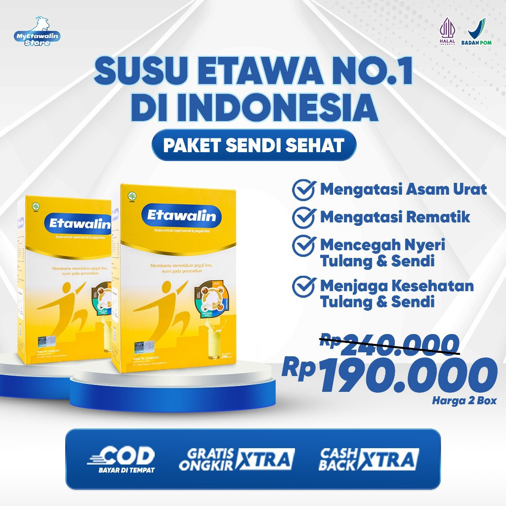 

Etawalin Susu Etawa Herbal Nyeri Sendi 2 Box