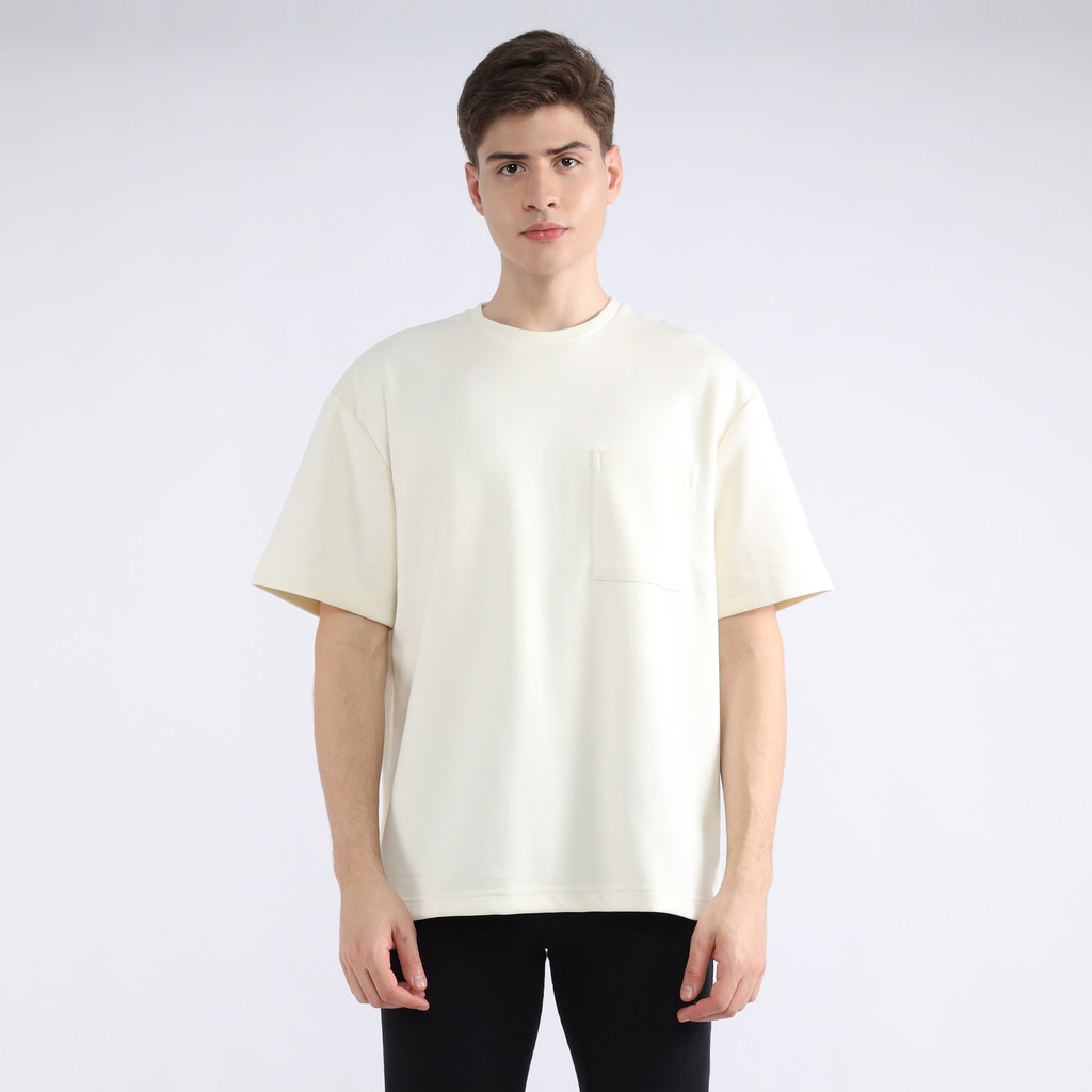 LARUSSO LAB - Stain Free Molecule Oversize Tee - Light Grey