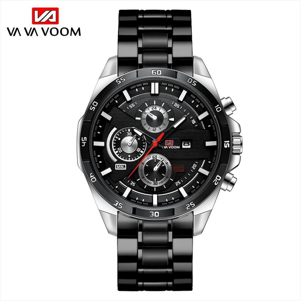 Jam Tangan Pria VAVA VOOM 216 Tahan Air Stainlees Steel Anti Karat Premium Original  (skmei_original