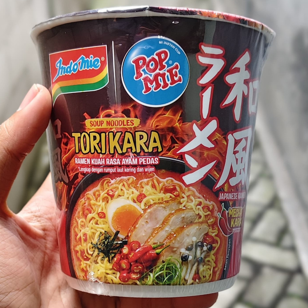 

Pop Mie Cup Tori Kara Indomie