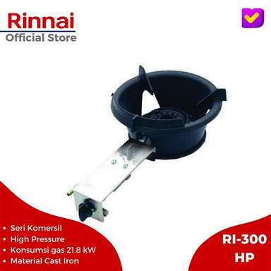 KOMPOR RINNAI 300 - RI 300HP | KOMPOR TEKANAN TINGGI RINNAI MARTABAK